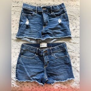 Abercrombie Kids Dark Blue Jean Shorts